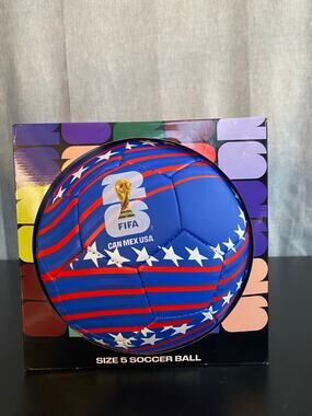 Official FIFA World Cup 2026 USA Soccer Ball Size 5 Capelli Sport NIB Blue Combo